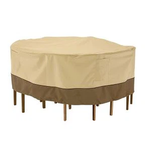 Вањски округли поклопац намештаја